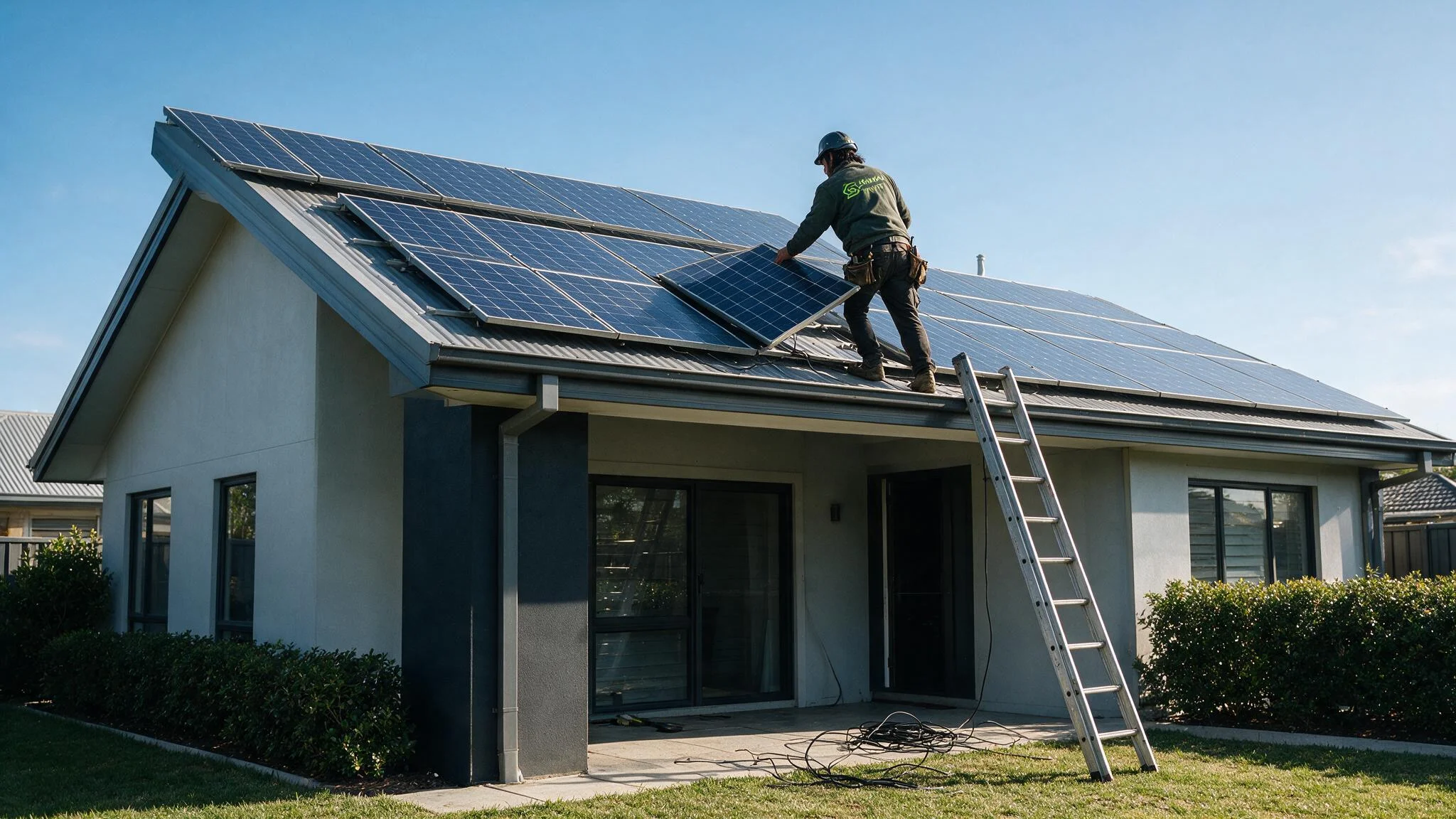 Licensed Australian electrician performing quality service